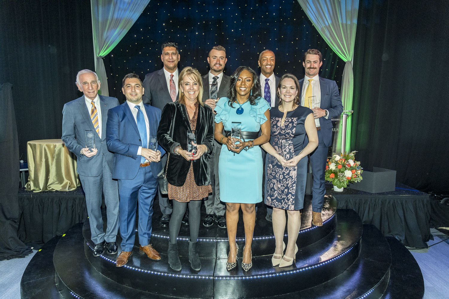 Group portrait of Alumni Award Gala recipients